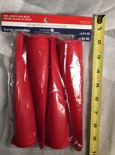 Celebrate It Silicone Ice Pop Molds Treats Push Pop Set 4 With Caps NEW Bakeware