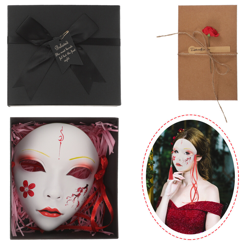 Prank Mask Decor Halloween Decoration Costume Black Masquerade