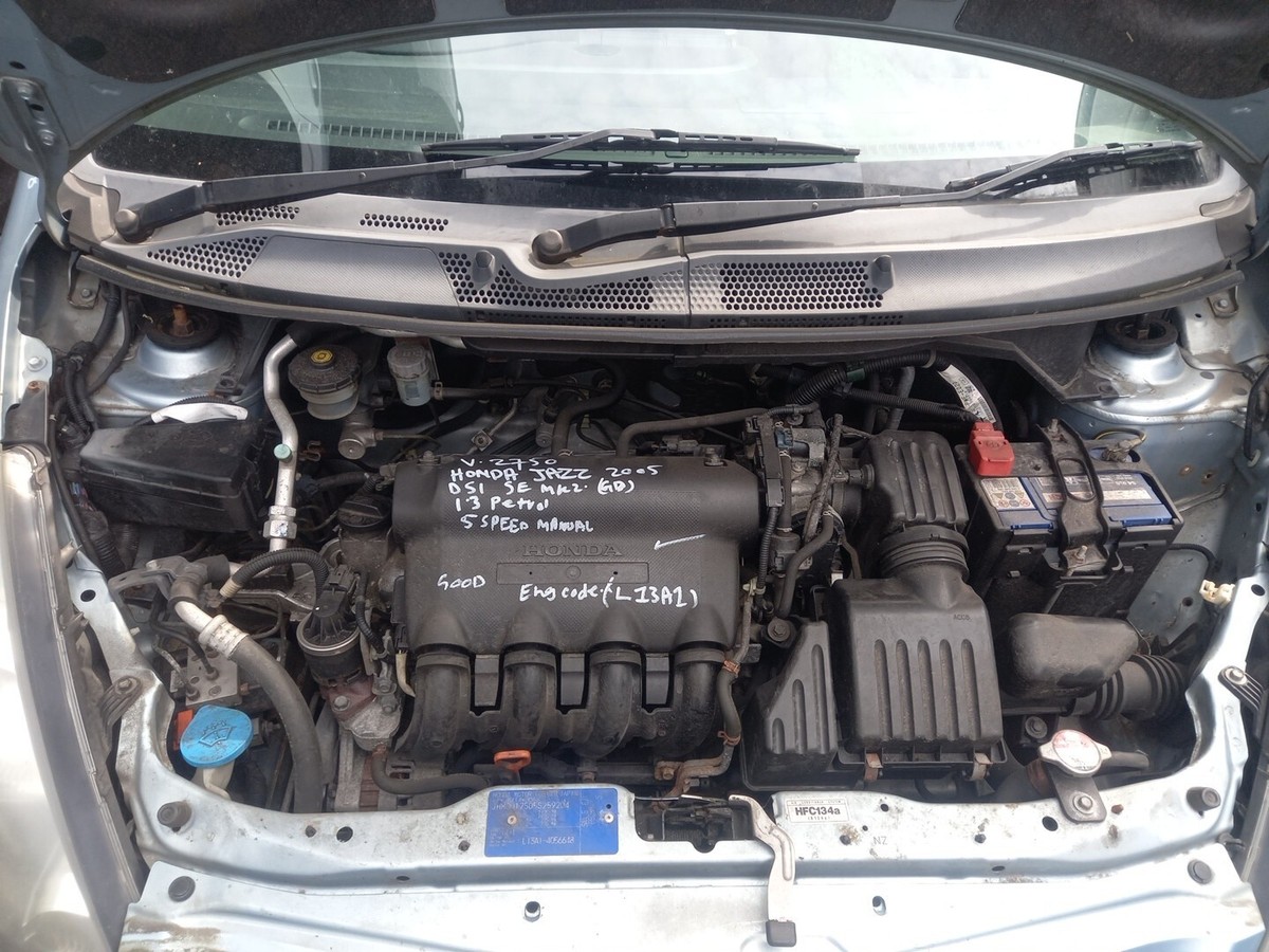 HONDA JAZZ MK2 2005 1.3 PETROL BARE ENGINE EN:L13A1 REF:MVID2750
