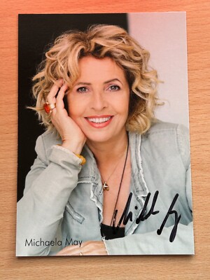Michaela May Autograph Card Original Signed #S2572