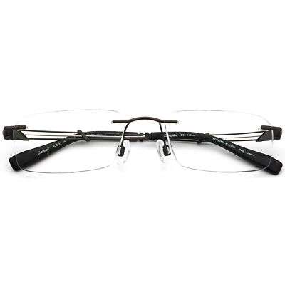 Charmant Eyeglasses XL2215 GN Line Art Gunmetal Rimless Frame