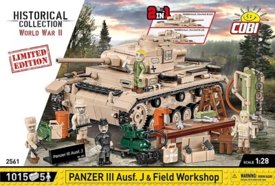 Panzer III Ausf. J &Field Workshop COBI 2561 LIMITED EDITION SET