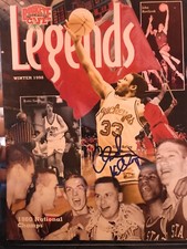 OSU Clark Kellogg autographed Ohio State Buckeyes magazine photo CBS hand Signed