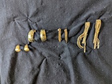 4 Pairs of Vintage Goldtone Earrings Pierced Ears Costume Jewellery Mixed Eras