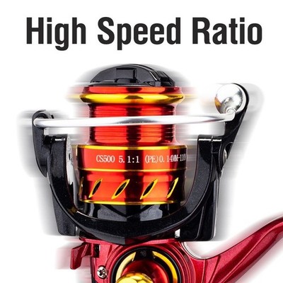 500 Series Ultra Light Rolle mit Smooth Drag System für Mini Angelausrüstung