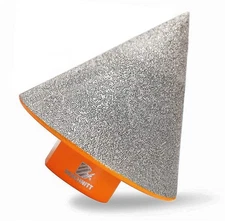 Diamond Beveling Chamfer Bit,BRSCHNITT 2 Inch (50mm) Diamond Finger Milling B...