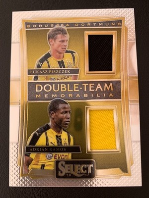 2016-17 Select Double Team Memorabilia Lukasz Piszczek / Adrian Ramos DORTMUND