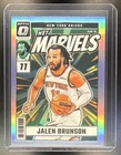 Jalen Brunson 2024-25 Panini Donruss Optic #22 Net Marvels Holo Knicks