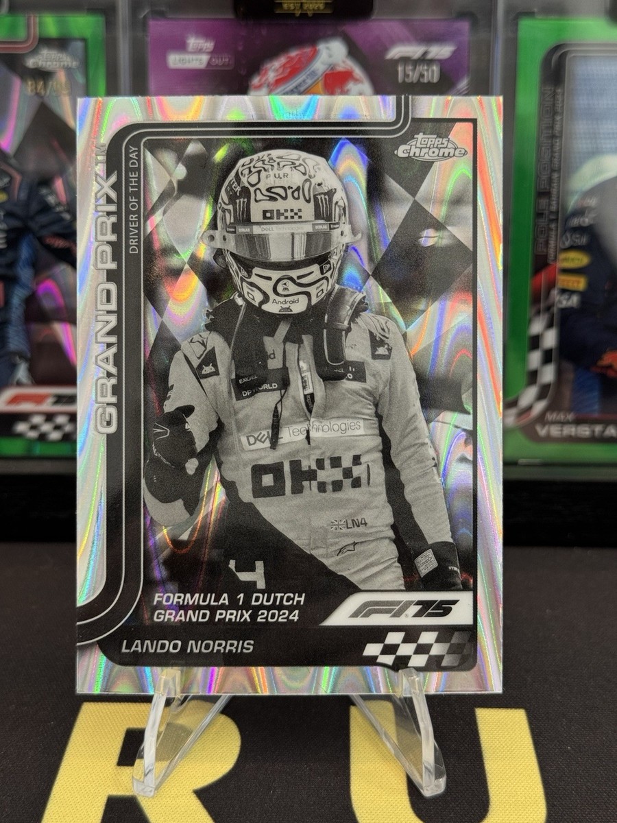 チロリンページ 2025 Topps Chrome F1 Lando Norris Dutch Grand Prix Driver Of The