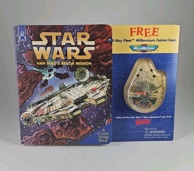 Star Wars - Han Solo s Rescue Mission Book w/ Micro Machines Millennium Falcon