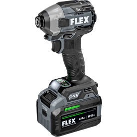 Flex 1/4'''' Quick Eject Hex  Driver Kit w/ Multi Mode Stacked Lithium Battery 24V