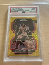 WWE Prizm Santos Escobar Gold Shimmer FOTL 1/3. PSA 8. Hot!