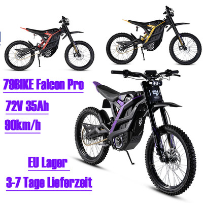 79BIKE Falcon Pro 72V 35Ah Dirtbike Motorcross 5 KW Enduro Motorrad  for Adults