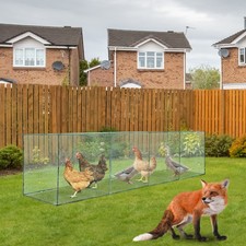 320 80 80cm Chicken Tunnel, Rectangular Free-range Poultry Runway, Poultry Cage