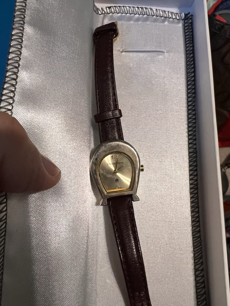 Vintage 90s Etienne Aigner Womens Watch Horse Shoe Logo  display picture 1
