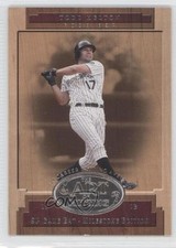 2001 SP Game Bat Milestone Edition The Art of Hitting Todd Helton #AH-3 HOF 0a1