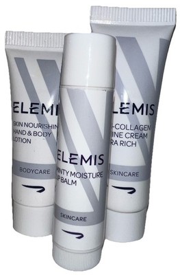 ELEMIS Moisture Lip Balm/Pro-Collagen Marine Cream Ultra-Rich & Lotion See Photo