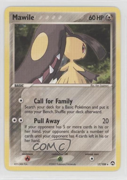 Mawile Pokemon EX Power Keepers #17 2007