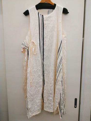 OFF WHITE Abito Yohji Yamamoto Y'S in cotone taglia 1 bianco sporco