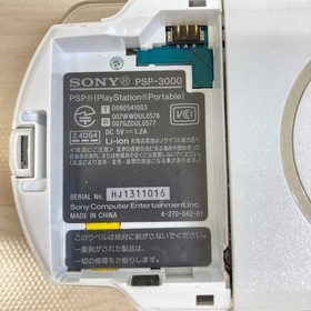 PSP-3000 Pearl White Sony PlayStation Portable Console Used