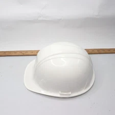 Protective Head Wear Hard Hat White 6 1/2" - 8"