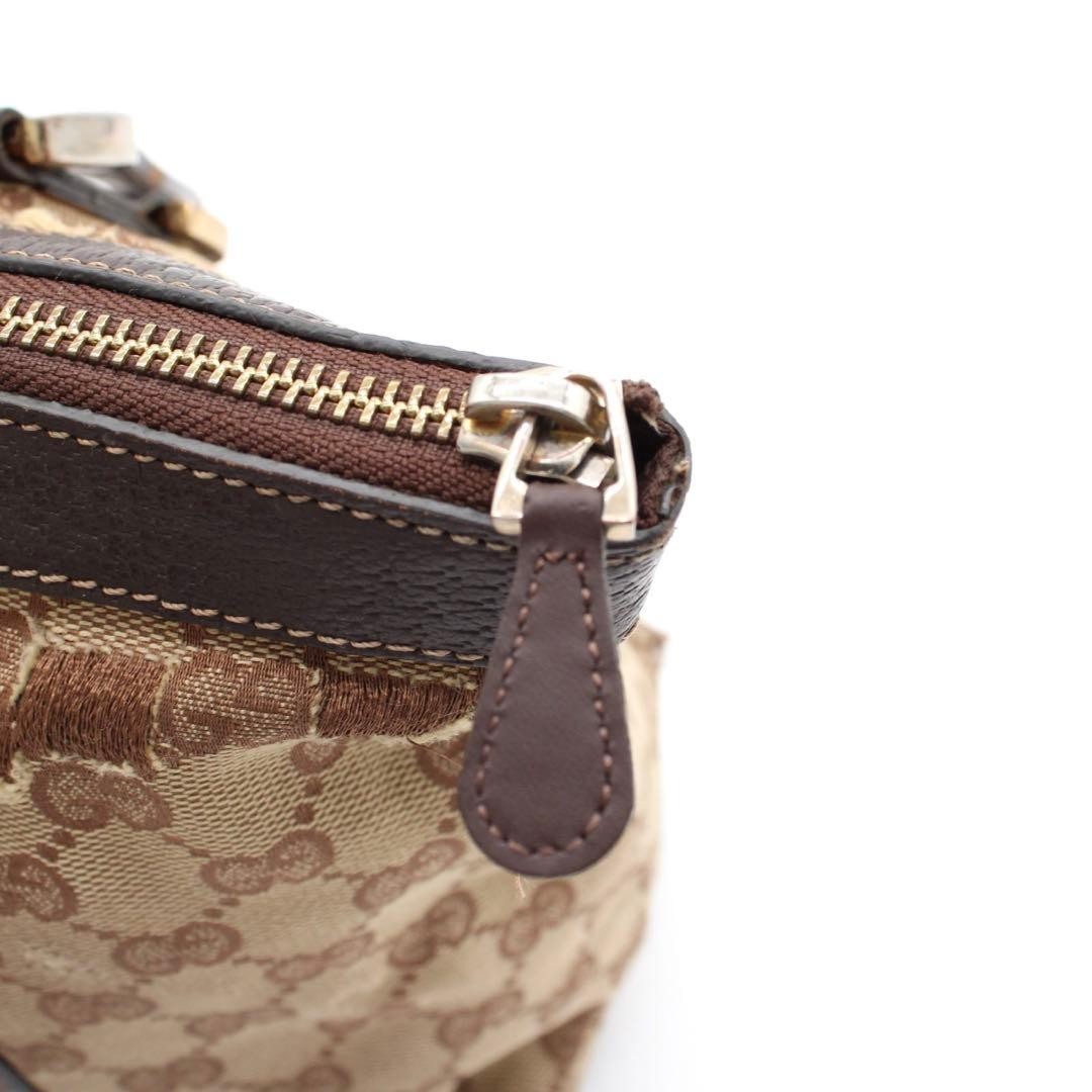 GUCCI Abbey 141470 213317 GG Canvas Tote Bag Beige Brown From Japan thumbnail 22