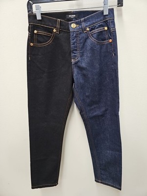 Balmain Paris Kids Multi Colored Jeans, Size 10 A