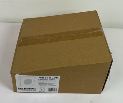 Bogen MB8TSLVR 8'' Metal Box Speaker Adj Volume Control 70V/25V 4W