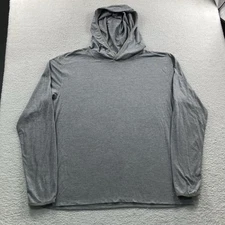 Free Fly Bamboo Hoodie Womens XL Grey Lightweight UPF Sun Fishing Performance