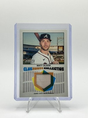 2026 Topps Heritage Matt Olson Clubhouse Collection Game-Used
