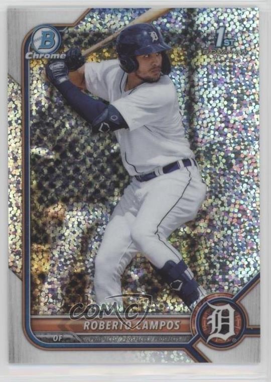 2022 Bowman Chrome Prospects Speckle Refractor /299 Roberto Campos #BCP-14 e9p