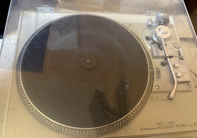Pioneer PL-30 Direct Drive DJ Turntable Silver Automatic Return S-Shaped Tonearm