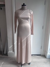 Nude Maxi Slip Dress