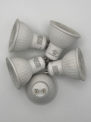 LOT of 5 - Lightinginside GU10/7/WW/DIM 7W LED Bulbs GU10 3000K Dimmable USED