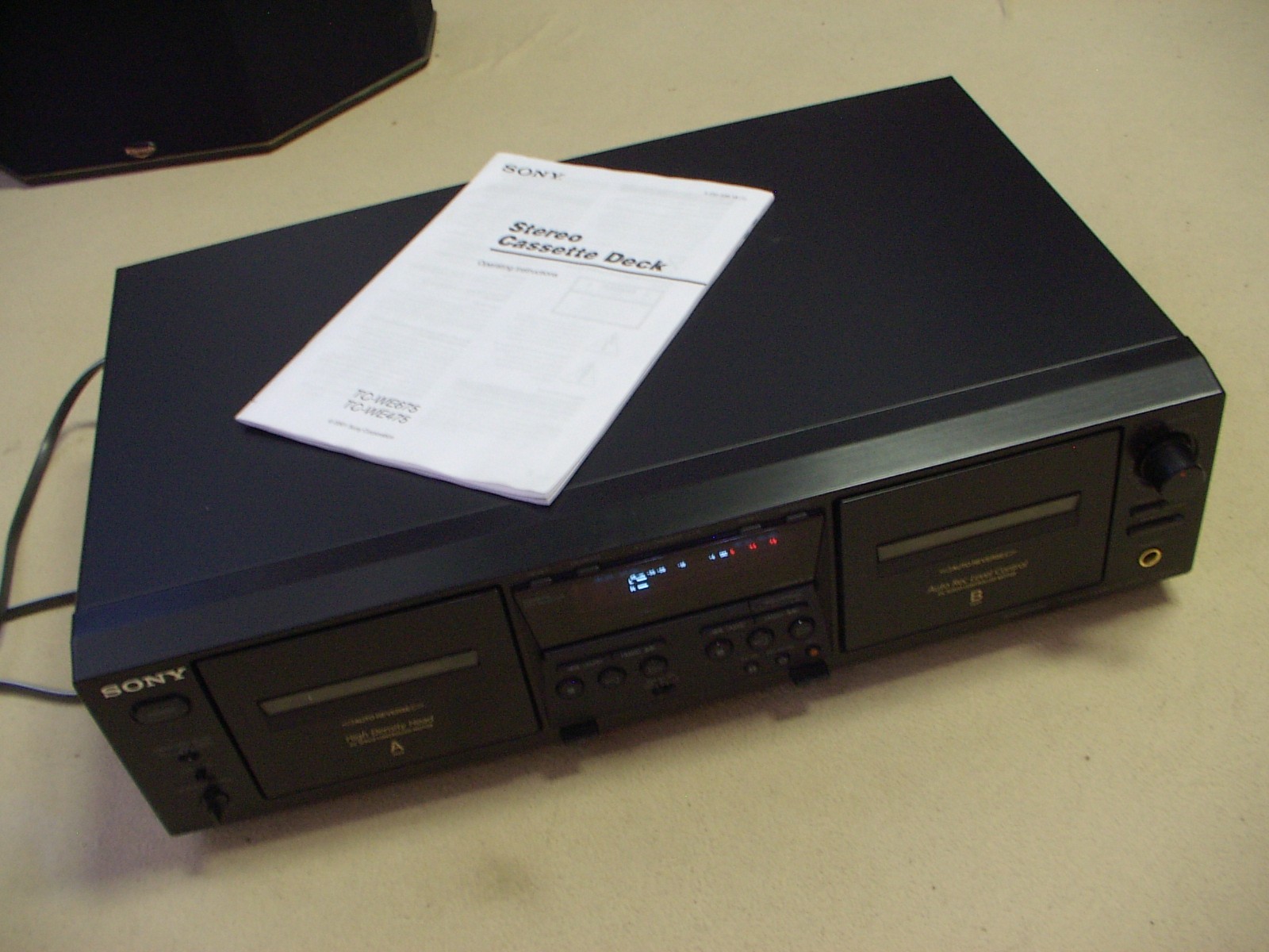 Sony Stereo Dual Cassette Deck TC-WE475