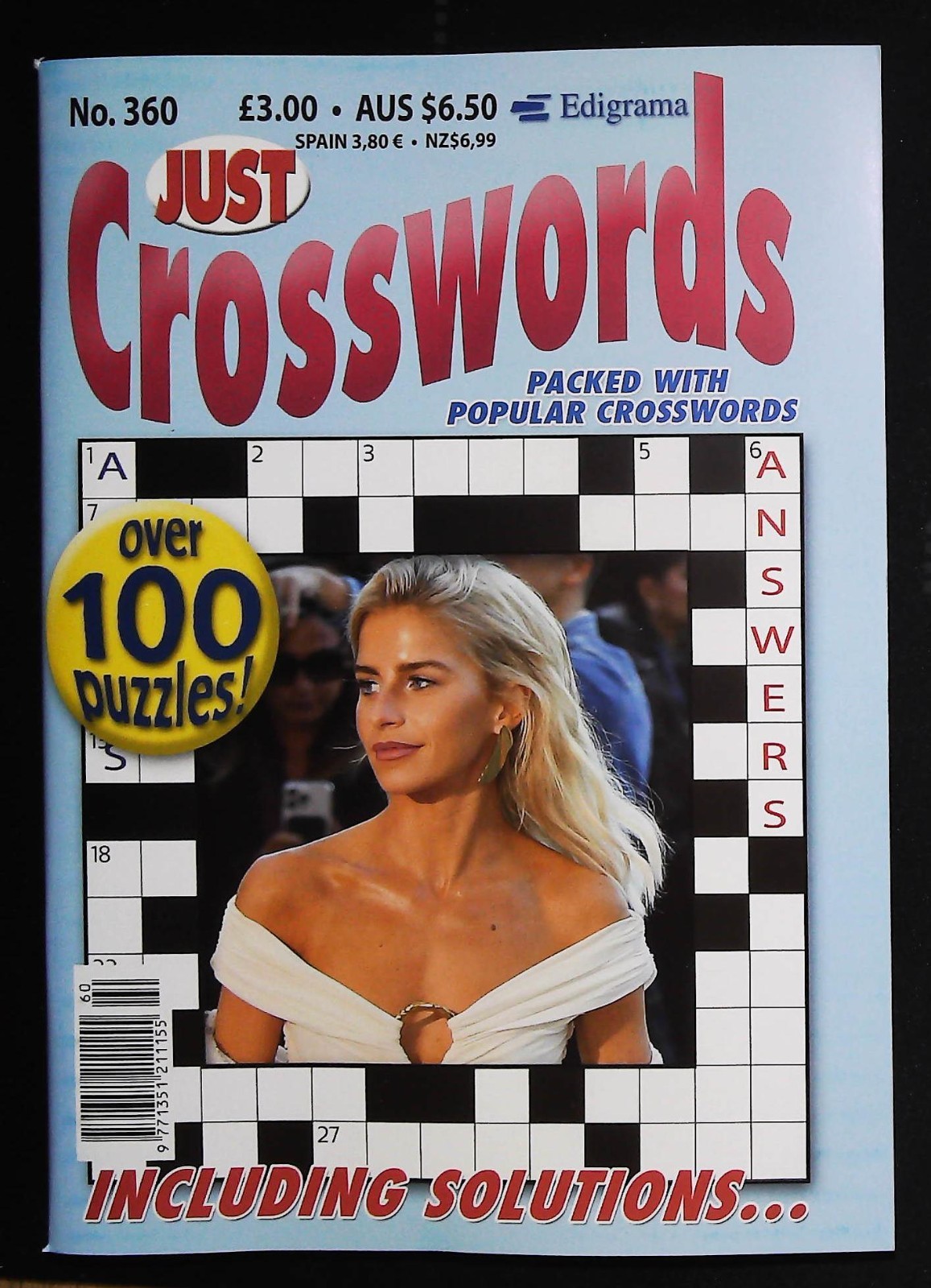 CROSSWORD PUZZLE BOOK PUZZLE MAGAZINE JUST ISSUE 360 100 PUZZLES, BRAND NEW