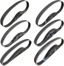 24 Pack 1 x 30 Inch Silicon Carbide Sanding Belts Assorted -120 240 1 x 30 