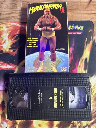 WWF Hulkamania 4 VHS Coliseum WWE Pro Wrestling Hulk Hogan Hulkster For Display - Picture 6 of 6