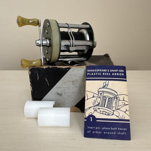Vintage 1946 SHAKESPEARE 1921 Wondereel Model GE Baitcasting Reel with Box