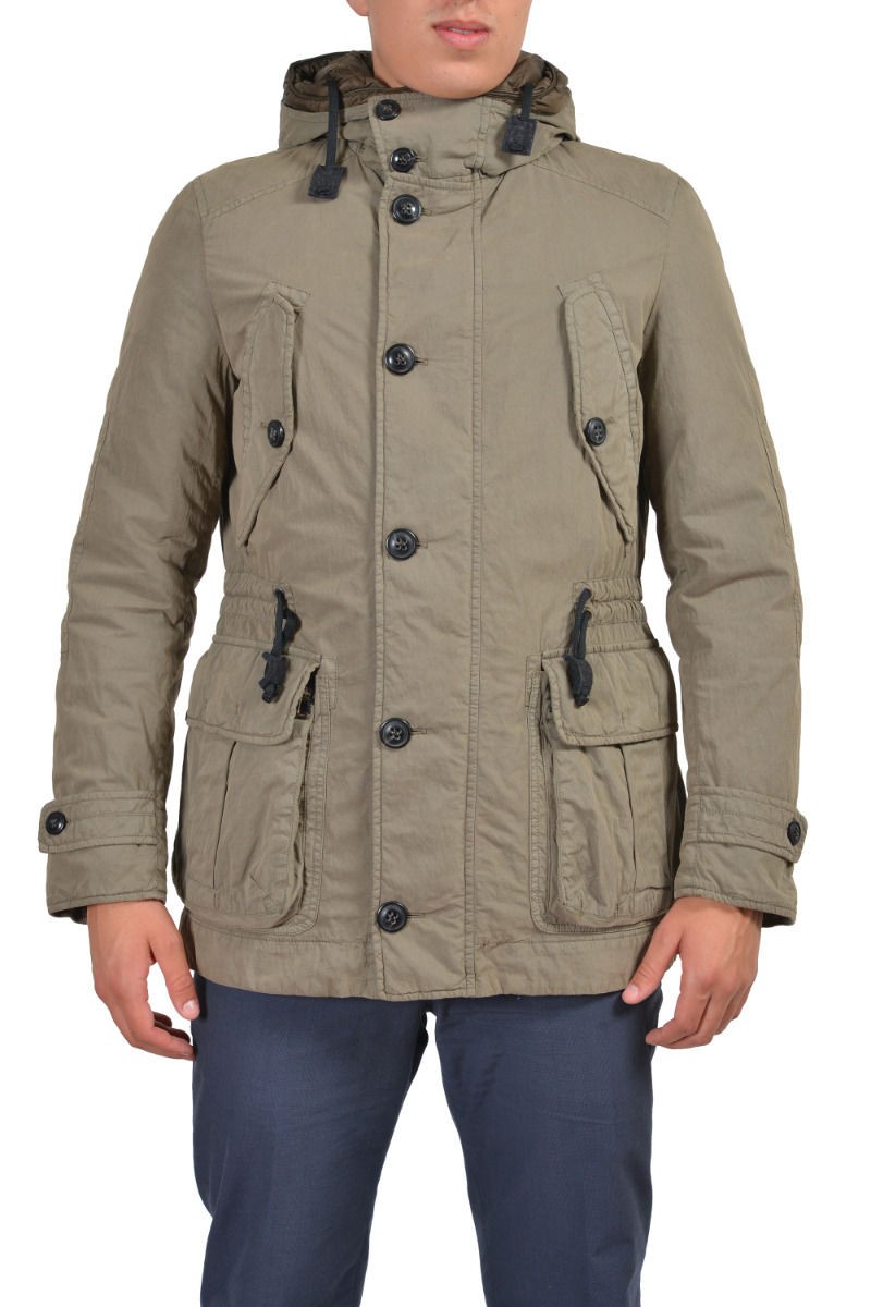 1050 Бежевая утепленная куртка-парка Ballantyne с капюшоном на молнии US XS S XL 37890₽