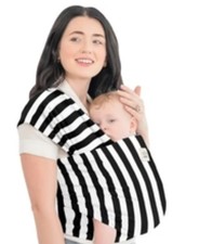 KeaBabies Baby Wrap Carrier All in 1 Baby Sling With Matching Multi Use Cover
