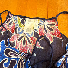 Trina Turk Floral Halter One-Piece Swimsuit NWT Cover-Up 2pc Size 10