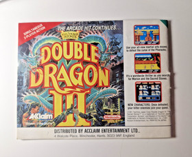 Nintendo NES 1991 game - T2 Terminator 2 Judgement Day - CIB Tested & Working