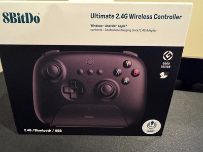 8Bitdo Ultimate 2.4G Wireless Controller, Hall Effect Joysticks