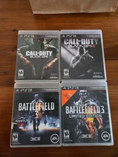 Lot of 4 PS3 Games CALL OF DUTY BLACK OPS BATTLEFIELD 3