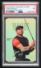 2023 Skybox Metal Universe Champions PMG Gold 50/50 Tiger Woods #2 PSA 7