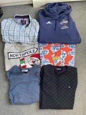 Pakiet swetrów męskich (5 sztuk) - Adidas, Jack & Jones, M&S, Turbo - Różne rozmiary