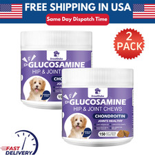 Glucosamine Chondroitin Dog Hip  Joint Supplement Chicken Flavor Chews