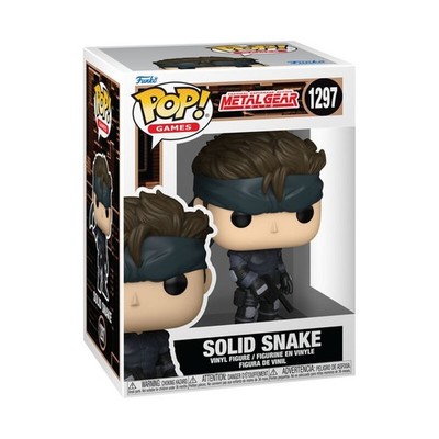 Funko Pop!  Solid Snake (Pop!Games) Vinyl Figur 1297 Standard Standard