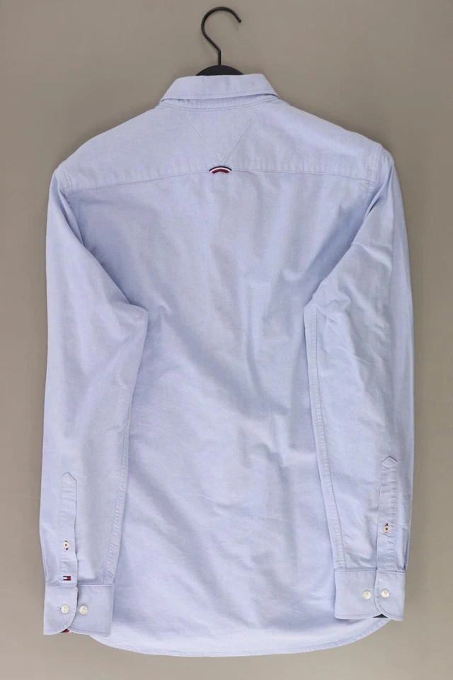 ✅ Tommy Hilfiger camicetta per uomo taglia 46, S blu di cotone ✅ - Immagine 2 di 4